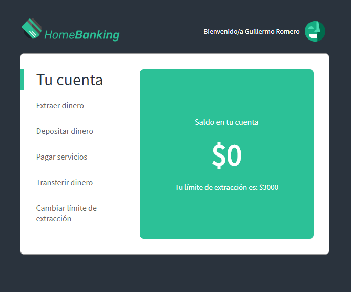 proyecto home banking
